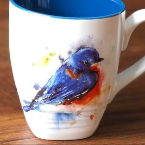 DEAN CROUSER💗WILDLIFE DESIGN STONEWARE COFFEE MUG